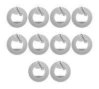Sarini 10 Pcs NFC Tag Stickers, NFC Electronic Tag, Sticker Tags Compatible with iOS ShortcuIs App/Homekit and Android Apps
