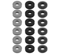 Sarini 18PCS Thumbstick Shock Absorber - Compatible with Steam Deck/Xbax Series X/S/Xbax One/Switch/Switch OLED/ROG Ally/Legion Go. Target Aid with 3 Hardness Levels.