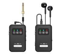 Sarini 2.4G Stereo/Mono Wireless In-Ear Monitor System with Earphone Automatic Pairing Professional IEM Stereo System for Studio, Band Rehearsals Live Performances