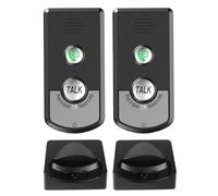 Sarini 2 Way Voice Intercom System Super Long Range Wireless Intercom Waterproof Indoor/Outdoor Interphone Easy Install for Home, Hospital, Office