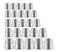 Sarini 25 Pieces Round Wedge Blocks for Hammer Axe Pick Snow Sledge Reinforcement Nails Wedges 8mm 10mm 11mm 13 mm 16mm Sizes for Tools like Hammers