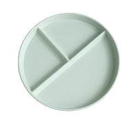 Sarini 4pcs 9 Inch Divided Dinner Plates Sets,Divided Plates,Unbreakable Diet Deep Picnic Plates Reusable,Dishes Set Dessert Plates For Adult,Microwave And Dishwasher Safe