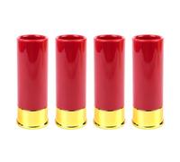 Sarini 4pcs Glasses, Cartridge Case Design Tequila Glasses, Mini Plastic Cups for Whisky, Rum, and Liquor, Perfect for Parties, Festivals, and Gift Sets