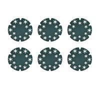 Sarini 6 Pcs Peas Beans Support Bamboo Wig-Wam Holder Cane Stakes Support Grips For Support Climbing Plants, Tomatoes, Cucumbers, Clematis