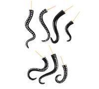 Sarini 7 Pcs Funny Plant Markers, Octopus Tentacle Garden Plant Pot Decoration Octopus Stakes Indoor Outdoor Stakes Glow in The Dark