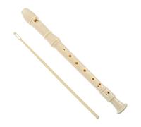 Sarini 8 Holes German Style Flute Soprano Flutes White Removable Recorder With Cleaning Rod