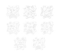 Sarini 8 Pieces Face Paint Stencils,Reusable Face Painting Stencils,Body Paint Stencils Makeup Painting Templates for Halloween Holiday Party Makeup Face Art Painting