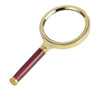 Sarini 8cm 10x magnifying glass, portable magnifying glass for reading for the elderly, primary school science and optics popular science teaching instrument