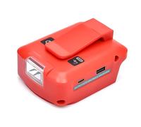 Sarini Battery Adapter for M18 With USB C USB and DC Port For Cell Phone Headphone Heated Vest Heated Gloves Fan