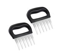 Sarini Bear Claws Meat Shredder,Stainless Steel BBQ Claws for Pulled Pork,Meat Shredding Forks with High-Temperature Resistance,Non-Corrosive (Stainless Steel)