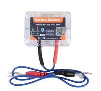 Sarini Car & Motorcycle Battery Tester Car Battery Tester Wireless Bluetooth Battery Monitor Battery Monitoring Sensor & Vehicle Finder Multifunctional Battery Detection Tool