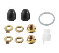 Sarini E-Bike Hub Motor Nuts Bike Safety Washers Electric Bicycle Wheel Lock Nuts Motor Axle Bolt Screw M14 (14mm)