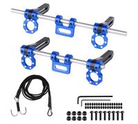 Sarini Front and Rear Bumpers Kit for TR-X4 TR-X6 SCX10 GEN8 Gen7 Aluminium Bumper with Winch Shackles