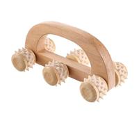 Sarini Handheld Massage Ball Roller for Sore Muscles Wooden Therapy Tools for Body Sculpting Fascia Relief Cellulite Reduction for Thighs Legs and Full Body Relaxation