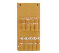 Sarini Khaki Portable Spice Bag,Camping Spice Kit 9 Spice Jars Canvas Spice Organizer,Condiment Container Set for Outdoor Camping BBQ Picnic Outdoor Cooking Lovers