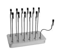 Sarini Metal Spray Paint Clip With Magnet Base Alligator Clip Suitable For Airbrush Spraying And Model Spray Painting Painting Stand Base Bracket Bendable