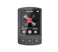 Sarini MP3 Player with Clip Portable Music Player Bluetooth 5.0 with 32G SD Running Pedometer FM Voice Recording Alarm FM Video Picture Ebook