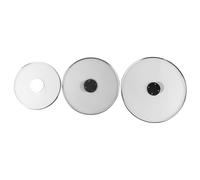 Sarini Pack of 3 Stainless Steel Splash Guards for Pans Multi-Use Grease Guard for Frying Pans 21cm 25cm 29cm Size for Kitchen Cooking Protection