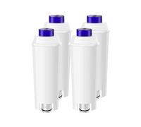 Sarini Pack Of 4 Water Filters For Delonghi For Delonghi DLSC002 Water Filter Cartridges Certified Coffee Filter Compatible With Delonghi Coffee Machines ECAM, ESAM, ETAM, EPAM, BCO