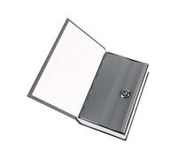 Sarini Simulated Book Safe With Combination Lock Real Paper Transfer Secret Safe Portable Lock Box Safe Perfect For Storing Money Jewelry And Keys