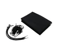 Sarini Stair Protection Net Balcony And Stair Safety Net Railing Stair Net Pet Cat Dog Adjustable Sturdy Stair Railing Fence Net Anti-Fall Safety Net (Black 3m X 79cm)