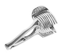 Sarini Tomato Lemon Slicer Stand,Fruit Cu-tter with Handle,Multipurpose Fruit Slicing Tool,Potato Lemon Food Rack,Round Fruit Tongs for Soft Skin Fruits and Vegetables