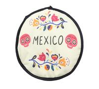 Sarini Tortilla Warmer Pouch, 11.8 inch Insulated Cloth Food Warmer to Keep Taco Warm for an Hour, Flour Taco (Skull)