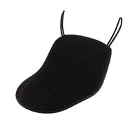 Sarini Violin Chin Rest Pads and Shoulder Rest Cheek Pads Cotton Neck Cloth for Violin Shoulder Drag Cheek Pads Over the Bridge Pads 4/4-3/4 Black Easy to Install