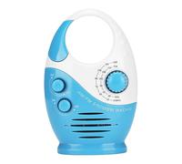 Sarini Waterproof shower radio, portable AM FM radio with hook design, built-in speaker, suitable for bathroom, kitchen, outdoor