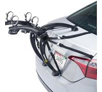 Saris Bones Car Trunk Bicycle Rack Carrier, Mounts 2 Bikes, Black - Durable, Rust-Free, Anti-Sway Straps, Fits Most Vehicles, Made in USA, Arc-Based Design, 100% Recyclable Materials