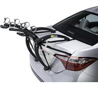 Saris Bones Car Trunk Bicycle Rack Carrier, Mounts 3 Bikes, Black - Durable, Rust-Free, Anti-Sway Straps, Fits Most Vehicles, Made in USA, Arc-Based Design, 100% Recyclable Materials