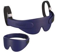 SARISUN Airplane Head Strap 3D Eye Mask, Travel Pillow Alternative for Long Flight, Travel Essentials 360° Support Sleep Head Hold, Stop Bobblehead, Ultra-Compact Lightweight, FSA HSA Eligible Purple