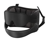 SARISUN Airplane Travel Pillow with Chin Strap, Stable Head Support, Black