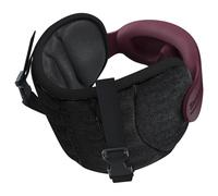 SARISUN Travel Pillows for Airplanes, Airplane Pillow with Brown-Red Sleep Eye Mask, 360° Neck Support Headrest, Portable Airplane Travel Essentials, Adjustable Airplane Head Strap, FSA HSA Eligible