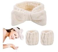 SARJAK Spa Headband and Wristband, Microfiber, Skincare, Makeup Headband and Wristband Set for Washing Face, Facial Wristbands