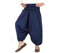 Sarjana Handicrafts Kids Harem Pants Cotton Girls Boys Boho Infant Hippie Toddler Unisex Trousers (Age (6-10 Years), Blue)