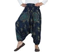 Sarjana Handicrafts Kids Harem Pants Rayon Girls Boys Boho Infant Hippie Toddler Unisex Trousers (Age (6-10 Years), Green)