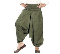 SARJANA Kids Cotton Harem Pants Children Girls Boys Boho Hippie Toddler Unisex Comfy Trousers with Pockets