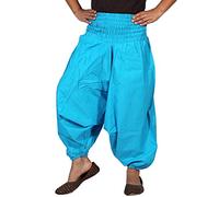 SARJANA Kids Cotton Harem Pants Children Girls Boys Boho Hippie Toddler Unisex Comfy Trousers with Pockets