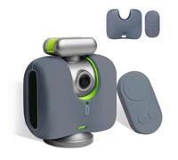 SARLAR 2 Pack Silicone Case Cover for XbotGo Chameleon AI Camera and Remote Controller, Thickened Scratch-Resistant Shockproof, Clean Soft Protective Skin for Daily Shooting, (Gray)