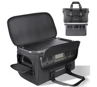 sarlar Carrying Case for DJI Power 1000/V2 Portable Power Station, Travel Storage Bag Anti-collision, Scratch-proof, Waterproof with Back and Sides Pockets for Charging Cable and Accessories