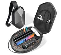 sarlar Carrying Case for Nintendo Switch 2 2025, Switch 2 Crossbody Sling Hard Bag for Joy-Con 2, Charging Grip, Strap, Dock, Pro Controller, AC Adapter Accessories, Ideal for Travel Storage