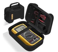 sarlar Case for Fluke 17B+/15B+/117/107/115/116/101/179/106 Digital Multimeter and Accessories, Premium EVA Hard Shell Carrying Case with Mesh Pocket for 87V/88V Fluke Multimeter and More