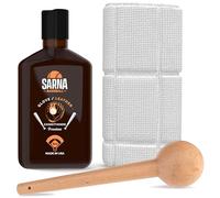 Sarna Baseball Glove Break in Kit - Premium Leather Conditioner (8 oz.) - includes Baseball Glove Mallet and Microfiber Towel for Premium Softening