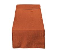 SARO LIFESTYLE 13009.TC1672B Graciella Collection Stone Washed Linen Table Runner, 100%, Terracotta