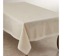 SARO LIFESTYLE 931 Tablecloth Natural 70" X 104" Oblong, Sold Per 1 PC