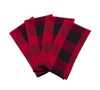 SARO LIFESTYLE Napkin-Set of 4, Red, 20"