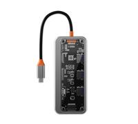 SAROAD 10-In-1 USB Type-C Docking Station Multi-Function Fast Charging Station Gigabit Docking Station Easy Install Easy to Use
