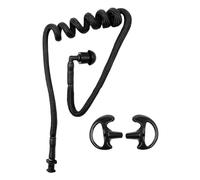 SAROAD Acoustic Coil Audio Microphone Tube with Earplug Radio Acoustic Tube Earplug Replacement L