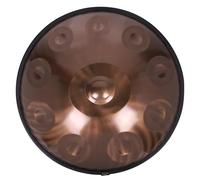 Sarospan 22-Inch 10-Note Handpan Drum D Kurd 440Hz - Nitrided Steel - Handcrafted & Hand-Tuned - Set with Bag, Stand, Mallets & Cleaning Cloth